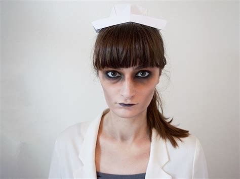 This is the easiest DIY zombie nurse makeup tutorial you'll ever get, so bookmark it and rejoi ...