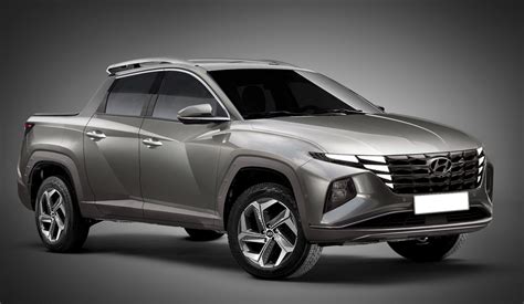 Hyundai Santa Cruz pickup rendered, based on new Tucson NX4 ...