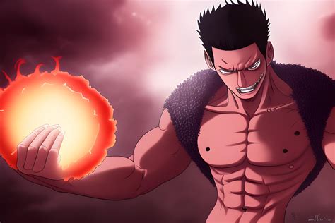 katakuri using his devil fruit to make donuts fist in the sky looking at the camera | Wallpapers.ai