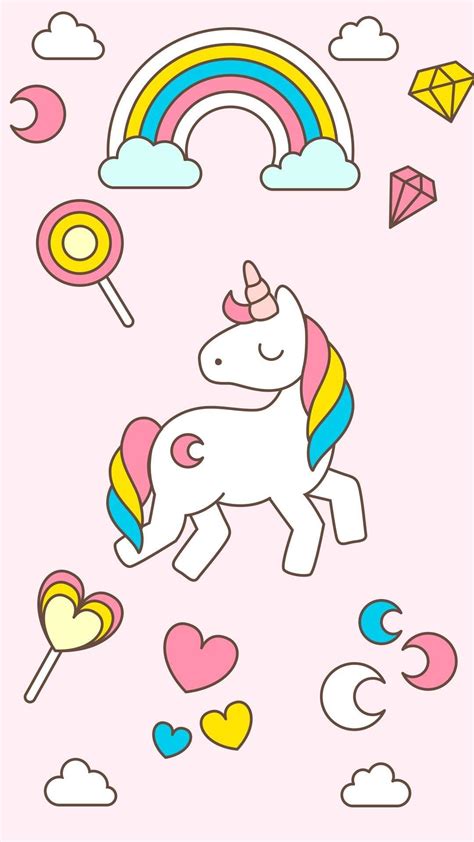 Cute Cartoon Unicorn Wallpapers - Top Free Cute Cartoon Unicorn Backgrounds - WallpaperAccess