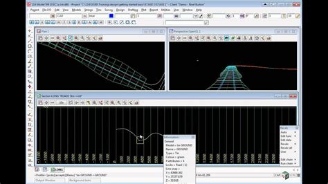 12d Model - Design Long Sections (Getting Started for Design) - YouTube