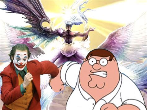 Joker and Peter Griffin running away from Safer•Sephiroth : r ...