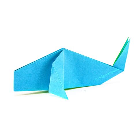 How To Make An Easy Origami Whale - Folding Instructions - Origami Guide