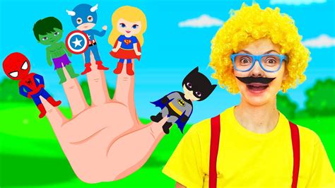 Finger Family Superheros | Kids Songs and Nursery Rhymes | Do Re Mi - YouTube