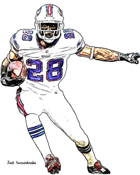 - Buffalo Bills C.J Spiller | View all my NFL drawings by te… | Flickr