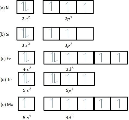 How exactly how to use an orbital diagram to describe the electron configuration of the valence ...