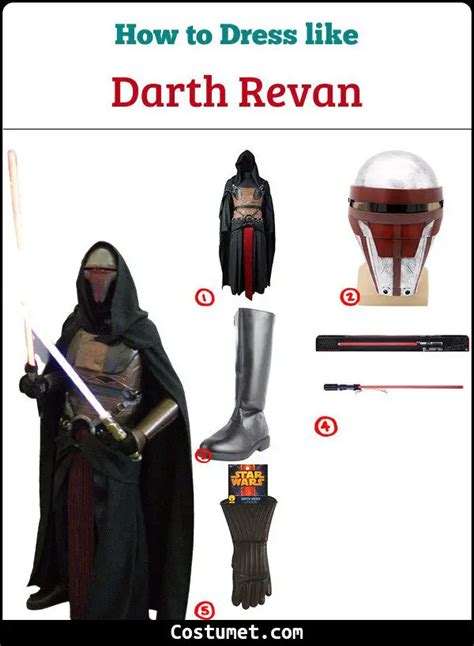 Darth Revan Costume for Cosplay & Halloween