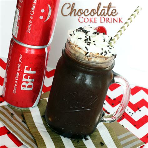 12 Months of Drinks: May - Share a Chocolate Coke - CurlyCraftyMom.com