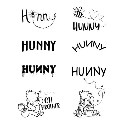 Hunny SVG, Hunny Design, Honey SVG, Hunny Shirt SVG, Winnie the Pooh ...