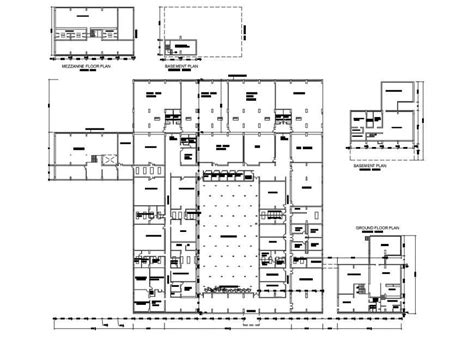 Chandigarh college of architecture layout plan cad drawing details dwg ...