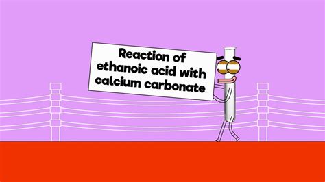 BBC - Bitesize, Reaction of ethanoic acid with calcium carbonate