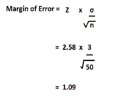 How To Calculate Margin Of Error Without Standard Deviation : As discussed above, the margin of ...