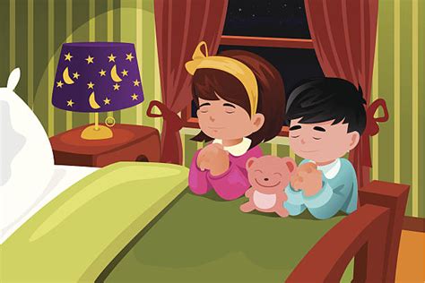 Kids Praying Illustrations, Royalty-Free Vector Graphics & Clip Art - iStock