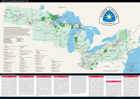 Front page of North Country National Scenic Trail brochure. | North ...