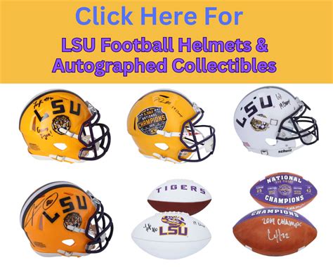 LSU Football Helmet History & Authentic & Replica Helmets for Sale The ...