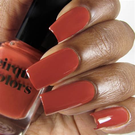 Red Hook Terracotta Red Nail Polish Burnt Orange Creme - Etsy