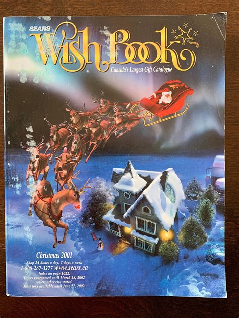 2001 Sears Christmas Wish Book Gift Catalogue Canada - Etsy