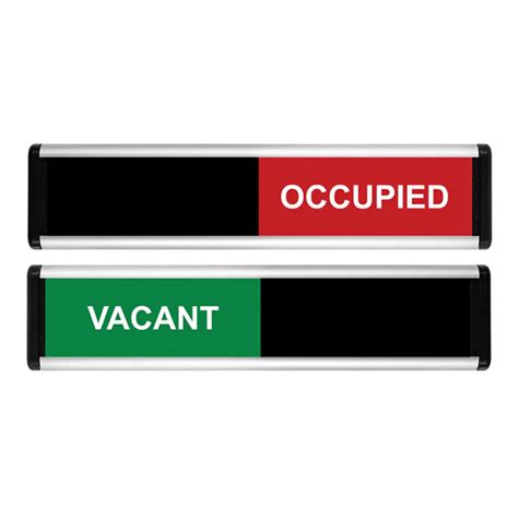 Vacant/Occupied Sliding Door Sign | SafetySigns4Less