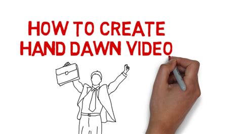 How to create Hand Drawn Videos (Whiteboard videos) - FREE TRIAL - YouTube