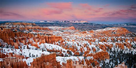 Bryce Canyon Winter Sunset Fine Art Photo Print Wall Art | Photos by Joseph C. Filer