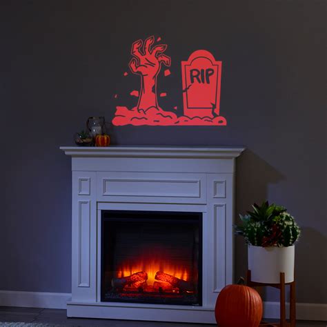 PHILIPS LED Halloween Decoration Red LED Color Zombie Hand Projector Yard Stake - Indoor/Outdoor ...