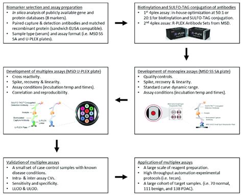 Flowchart of the development and application of two 4plex MSD assays. | Download Scientific Diagram