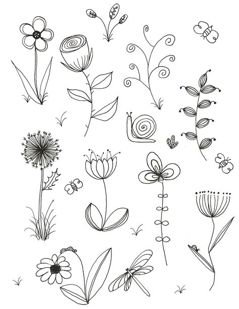 Easy To Draw Flowers For Beginners at Alisha Percival blog