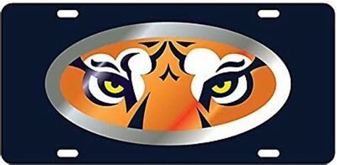 Auburn Tigers Laser Cut Tiger Eyes License Plate / Car Tag - Etsy