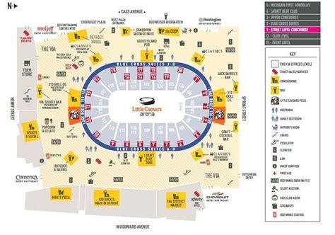 Little Caesars Arena Seating Map | Cabinets Matttroy