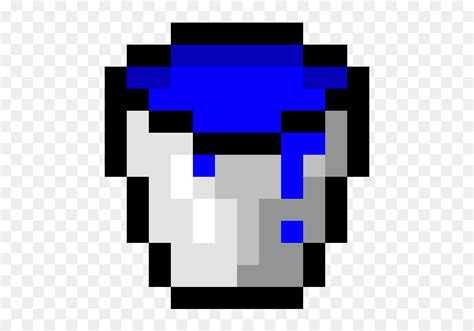 Minecraft Water Bucket, HD Png Download - vhv