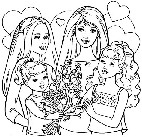 Barbie Dream House Coloring Pages at GetColorings.com | Free printable ...