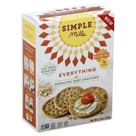 Simple Mills Simple Mills Crackers, 4.25 oz - Walmart.com