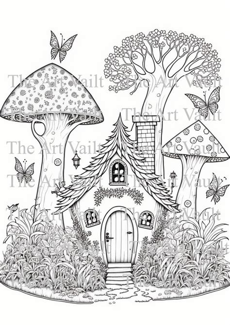 Fairy Garden Drawing