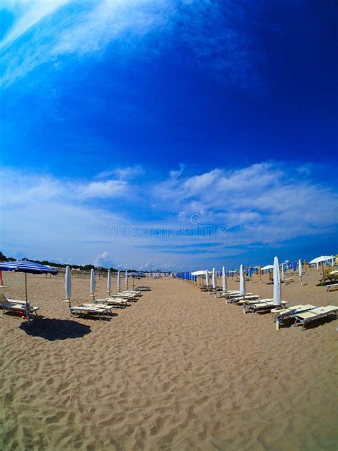 Emilia Romagna Beach Resort Stock Image - Image of italy, sand: 95294759