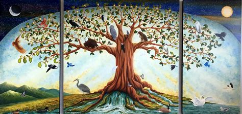 The Tree Of Life - Mural, Painting by Victoria Armstrong | Artmajeur