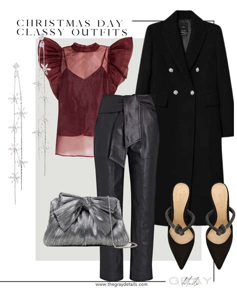 Classy Christmas Day Outfits - the gray details