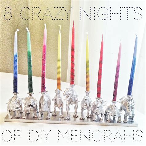 The DIY Menorahs Are Coming | Hanukkah diy, Hanukkah crafts, Diy holiday decor