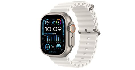 Buy Apple Watch Ultra 2 GPS + Cellular, 49mm Titanium Case with White Ocean Band - Apple