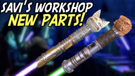 NEW Savi's Workshop Lightsaber Parts at Star Wars Galaxy's Edge! - YouTube