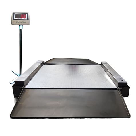 SHARK Ultra Low Profile PLATFORM With RAMP Floor Weighing Scale FULLY ...