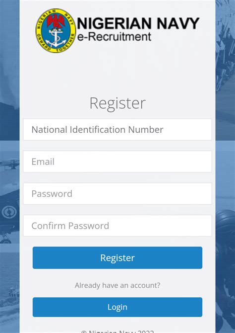 Nigeria Navy Form 2022 2023 - Printable Forms Free Online