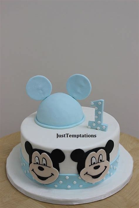 Mickey Mouse Birthday Cake with Number One