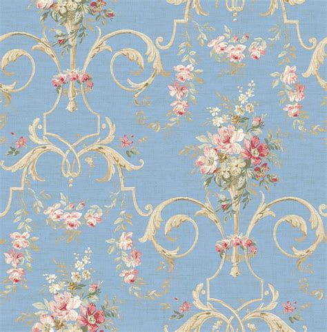 Wallquest "French Linen Collection" wallpaper. The color palette of ...