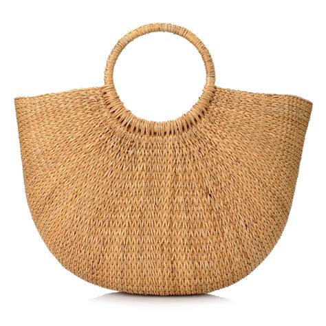 New 2018 Summer Beach Bag Hand Woven Straw Bags Fashion Women Casual Tote Large Capacity ...