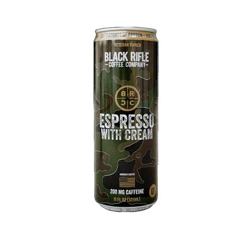 Black Rifle Coffee Espresso with Cream, 11 fl oz [Pack of 12] - Walmart.com - Walmart.com