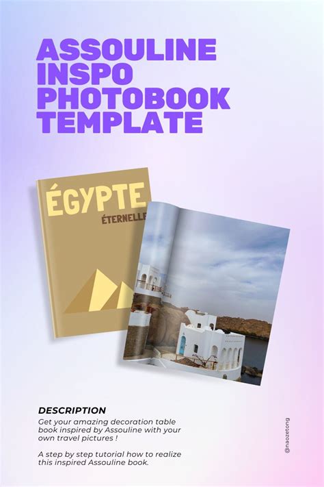 ASSOULINE Inspired Photobook Template - Etsy