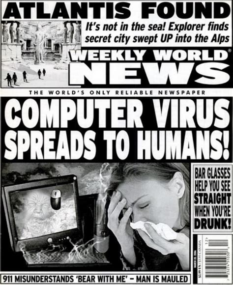 23 Ridiculous Covers From The Weekly World News Tabloid - Funny Gallery ...