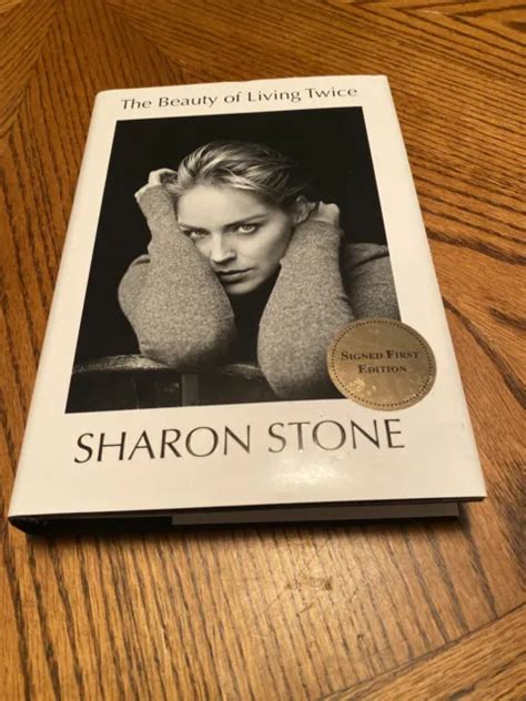 SIGNED SHARON STONE The Beauty of Living Twice Memoir | 1st Ed. / 1st ...