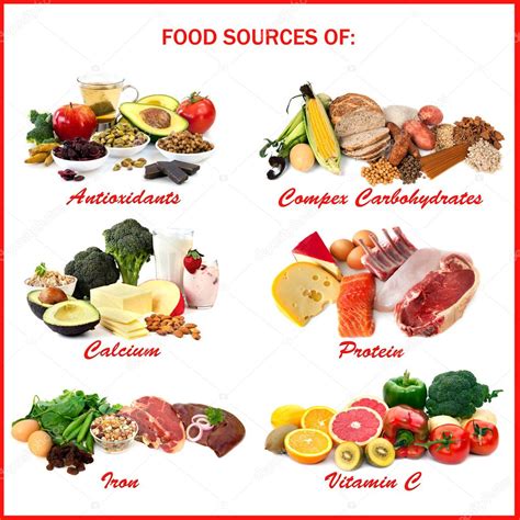 Food Sources of Nutrients Stock Photo by ©robynmac 10091363