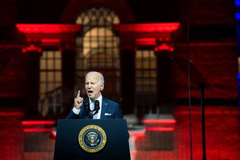 Opinion | Was Biden’s Democracy Speech Too Harsh? - The New York Times